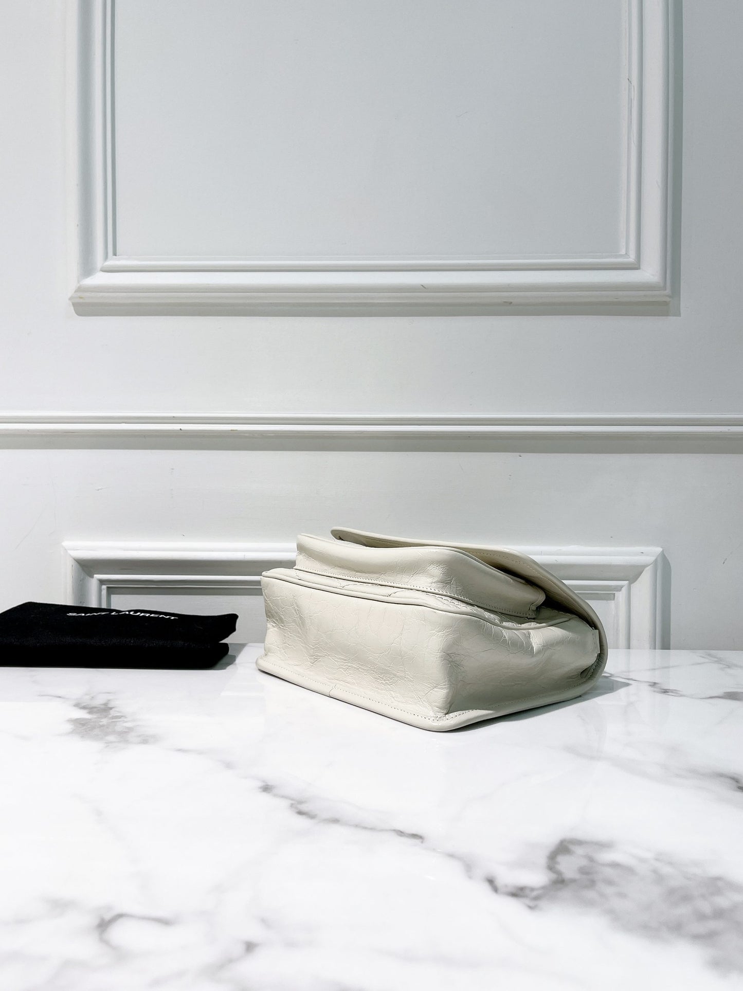 YSL BABY NIKI, White/Silver