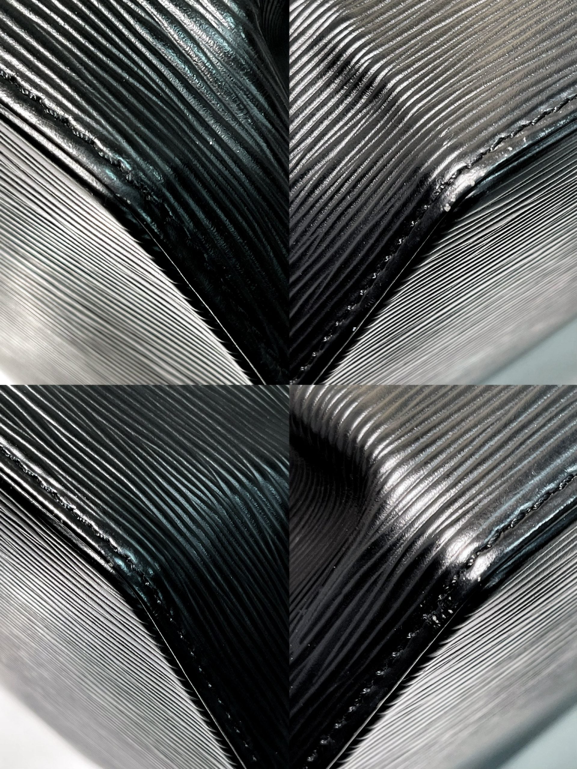 LV VINTAGE BUCKET BAG, Black/Silver