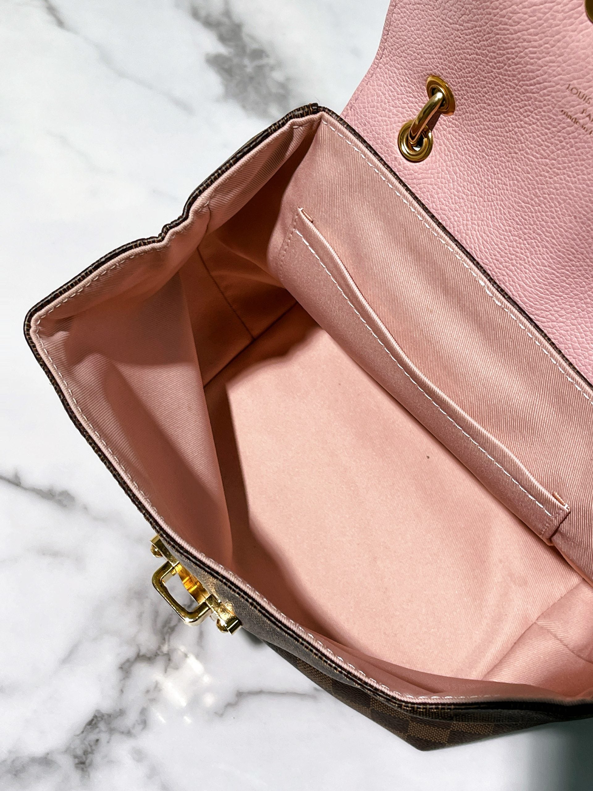 LV CLAPTON BACKPACK, Damier/Pink