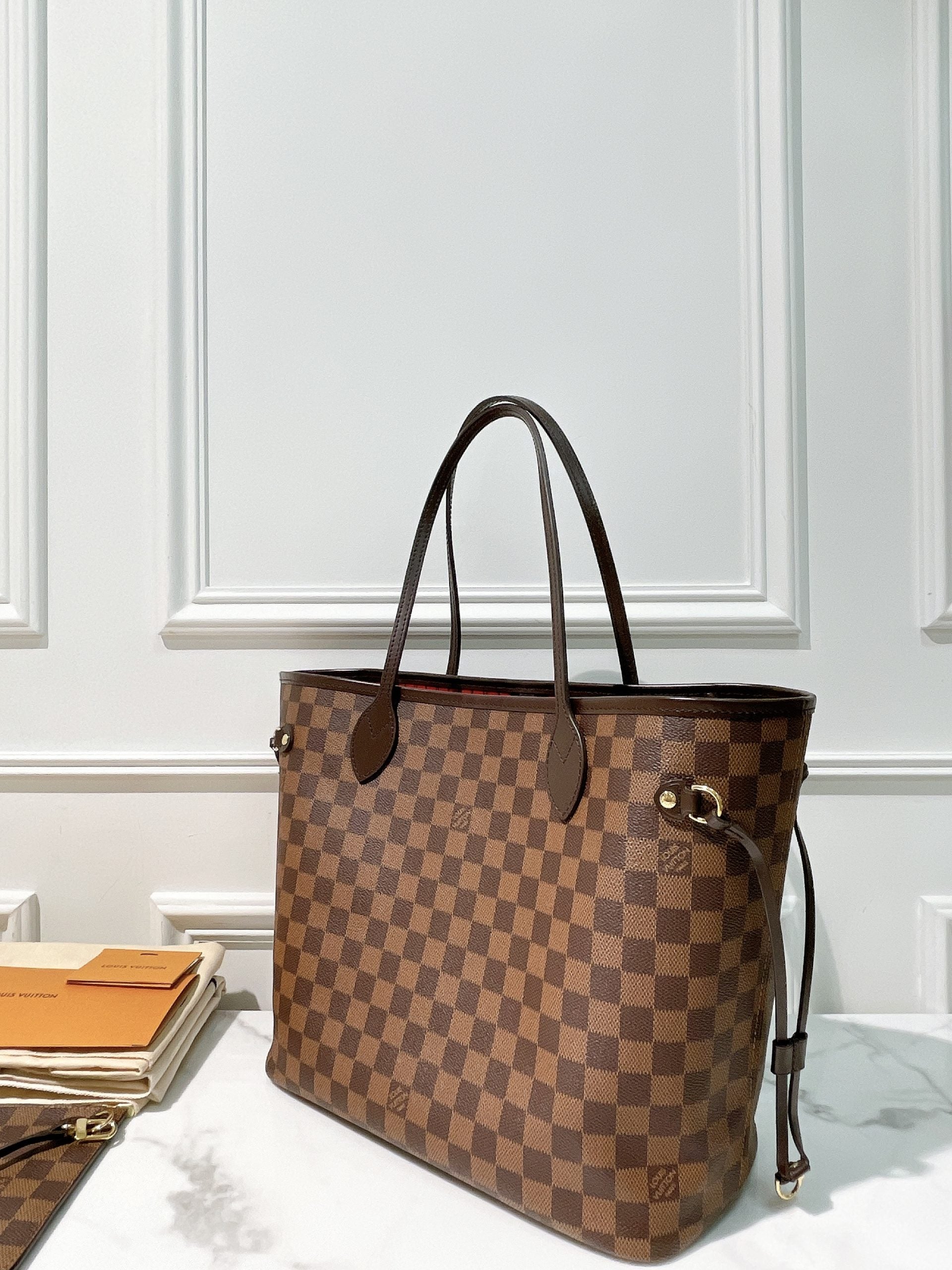 LV NEVERFULL MM, Damier
