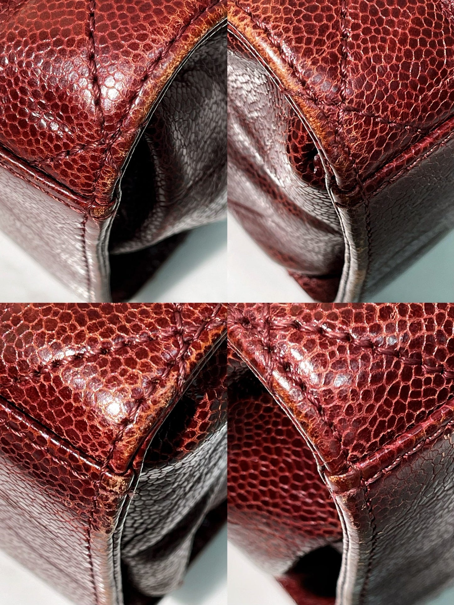 CHANEL FLAP, Red/Silver