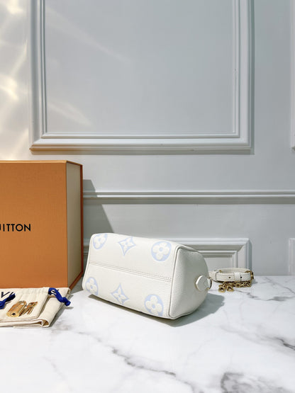 LV SPEEDY 20, White Blue/Gold