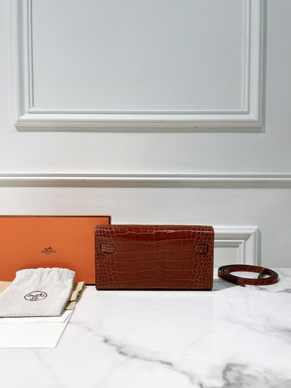 HERMES KELLY TO GO, Etrusque/Silver