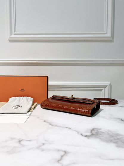 HERMES KELLY TO GO, Etrusque/Silver