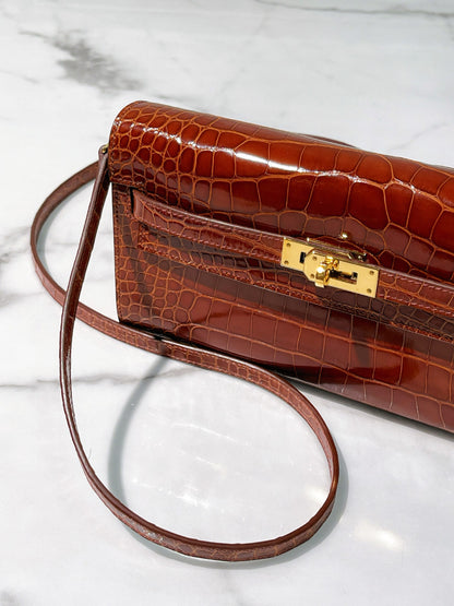 HERMES KELLY TO GO, Etrusque/Silver