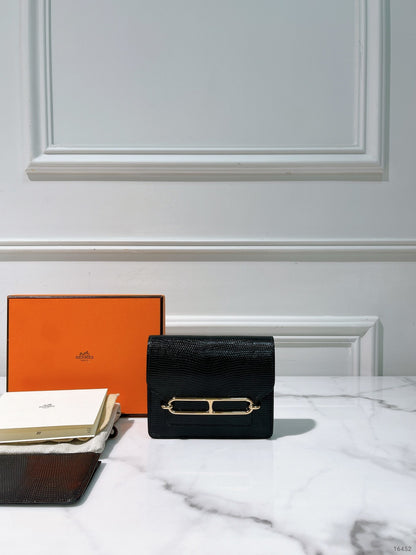 HERMES ROULIS SLIM, Black/Gold