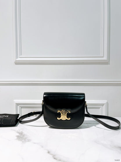 CELINE BESACE CLEA, Black/Gold