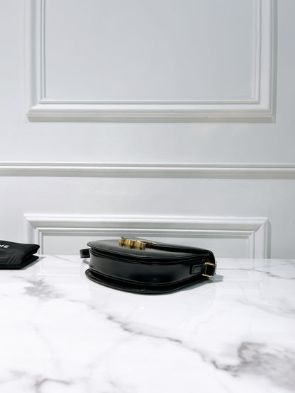 CELINE BESACE CLEA, Black/Gold