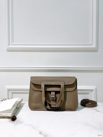 HERMES HALZAN 25, Etoupe/Silver