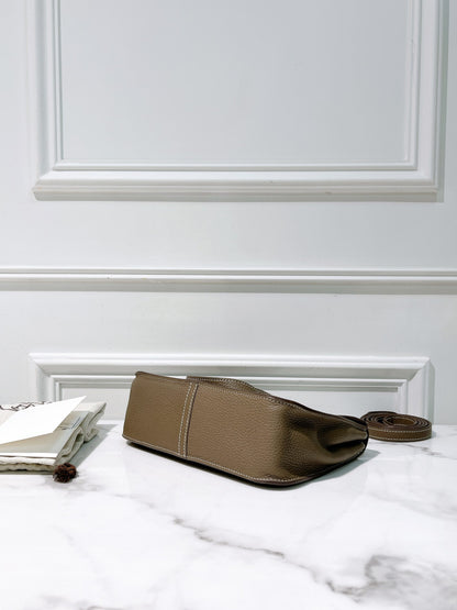 HERMES HALZAN 25, Etoupe/Silver