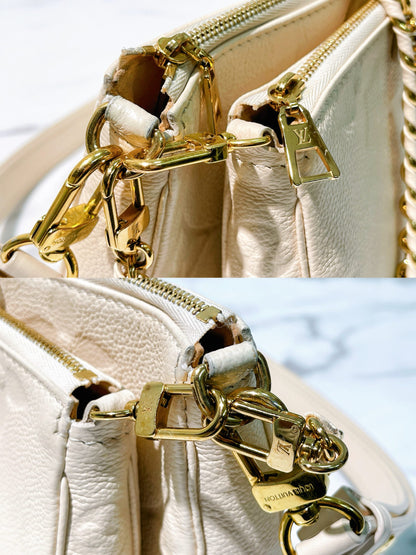 LV MULTI POCHETTE ACCESSOIRES, Creme/Gold