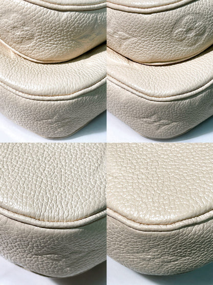 LV MULTI POCHETTE ACCESSOIRES, Creme/Gold