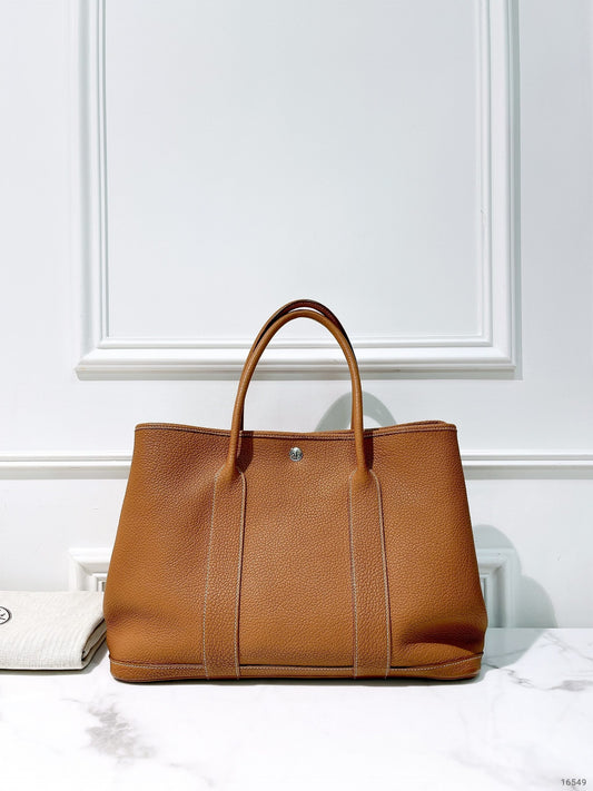 HERMES GARDEN PARTY 36, Gold/Silver