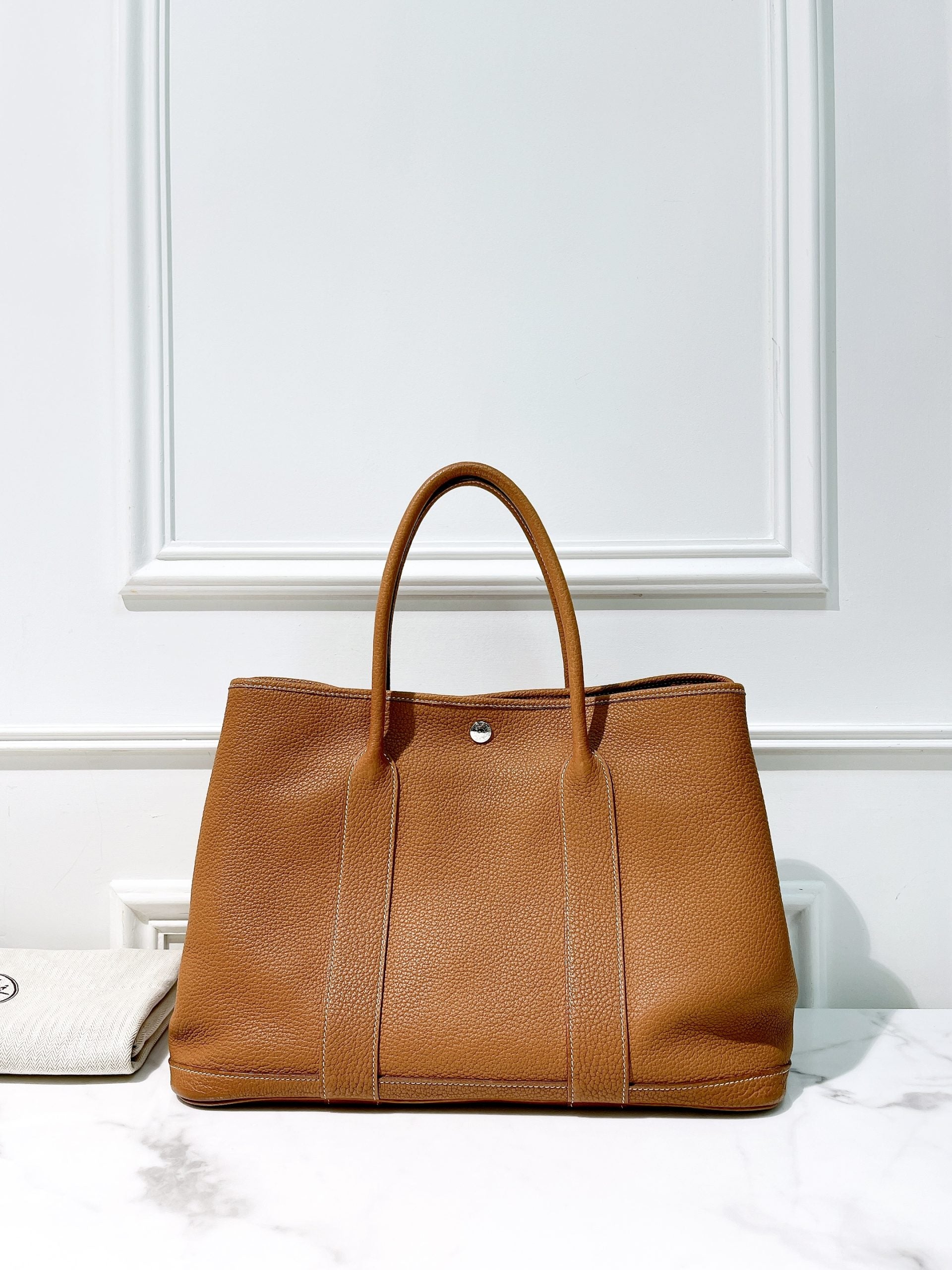 HERMES GARDEN PARTY 36, Gold/Silver