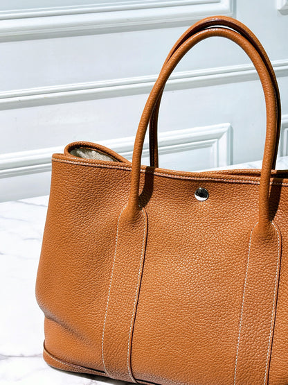 HERMES GARDEN PARTY 36, Gold/Silver