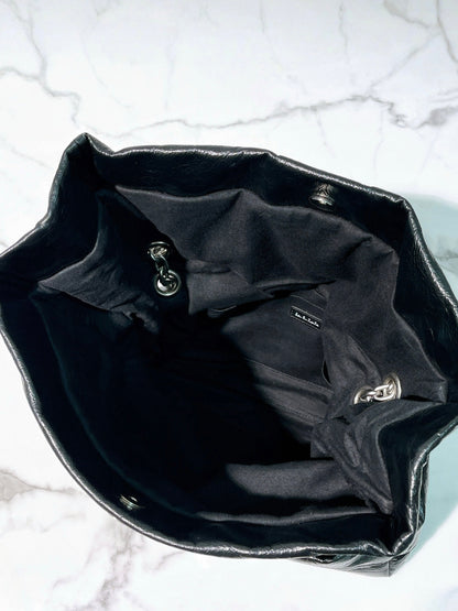 BALENCIAGA MEDIUM MONACO, Black/Silver