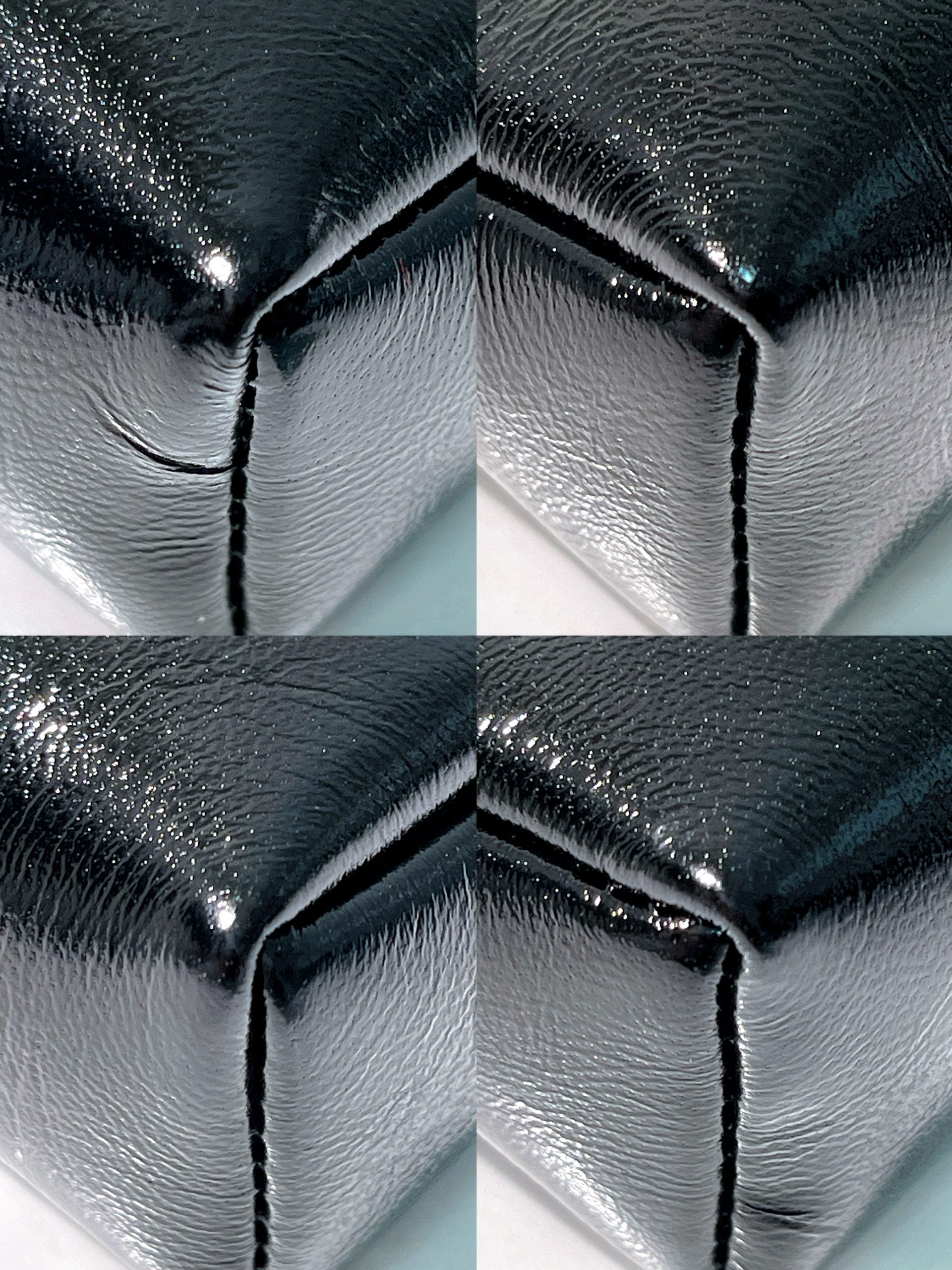 CHANEL 25P NANO 31 BAG, Black/Gold