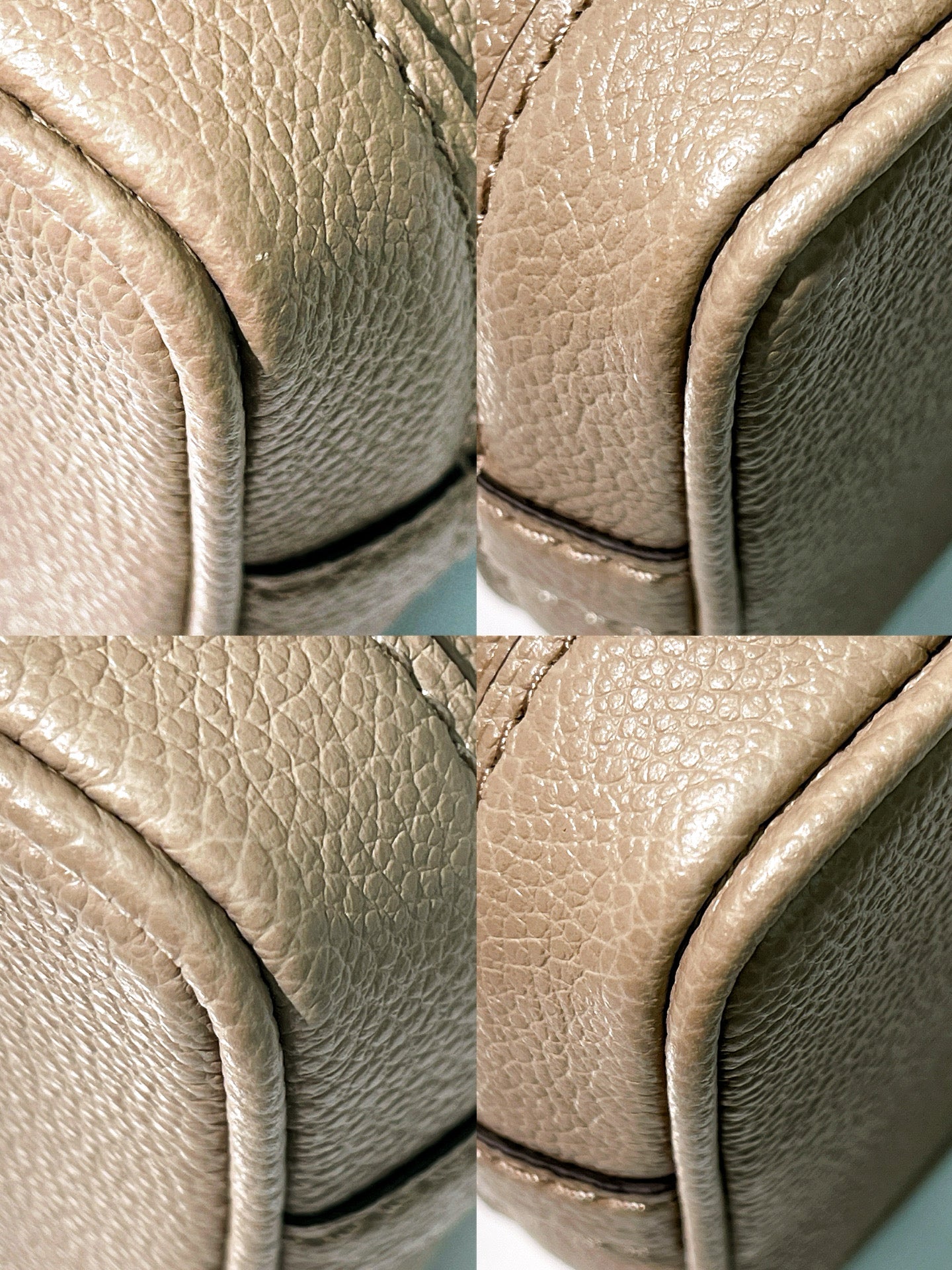 LV NANO NOE, Tourterelle Gray/Cream/Gold