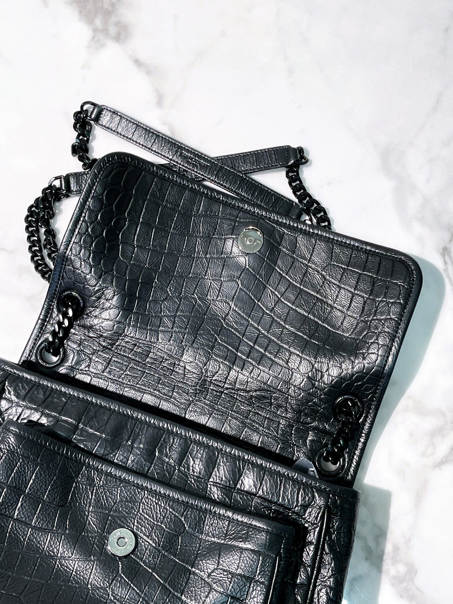 YSL NIKI MEDIUM, So Black