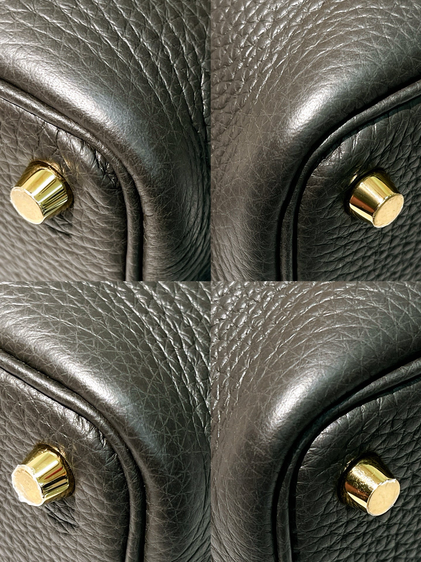 HERMES PICOTIN 18, Dark Bronze/Gold