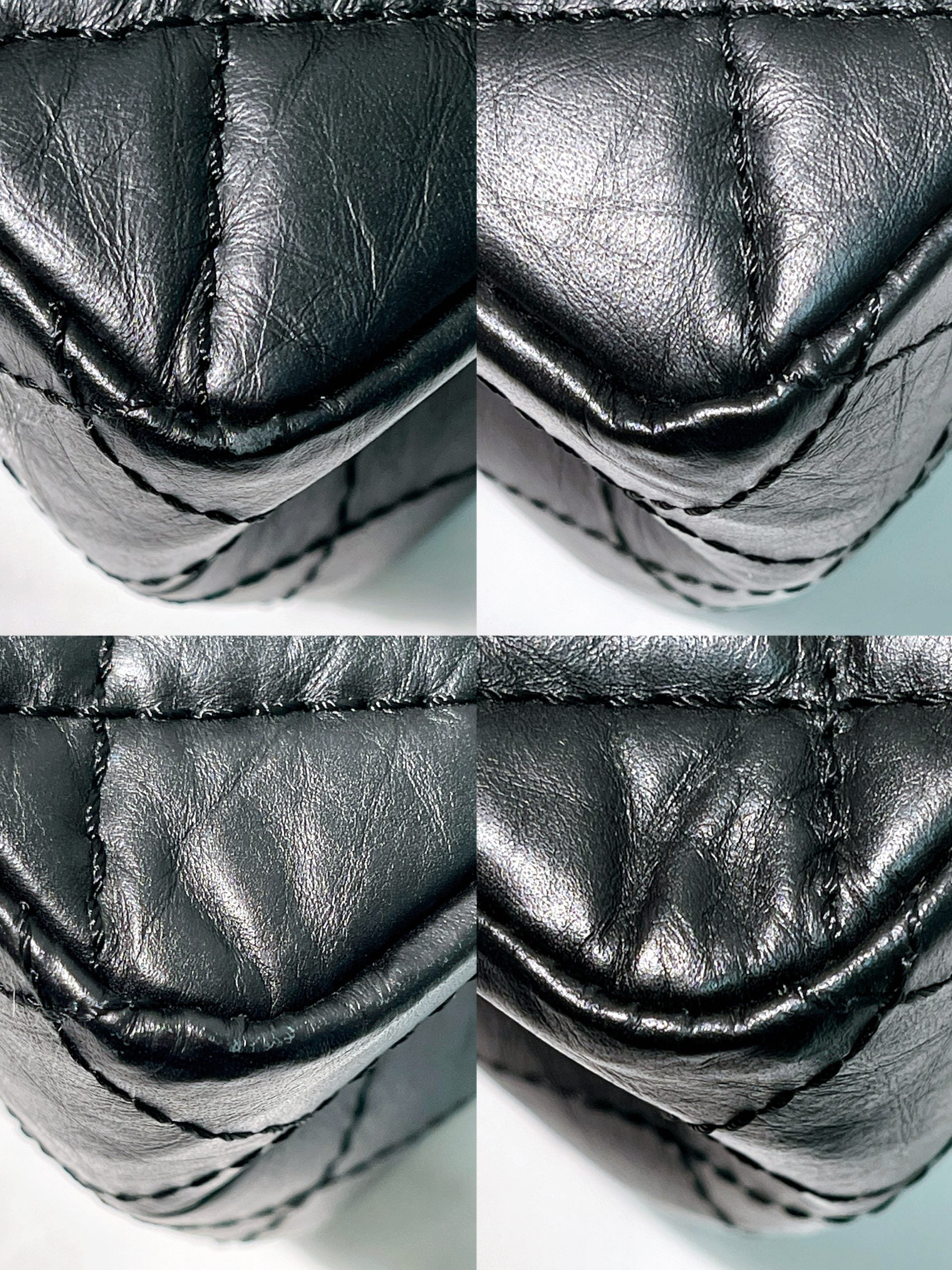 CHANEL 2.55, Black/Gold