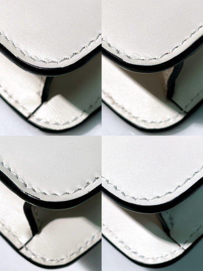 BVLGARI SERPENTI BAG, White/Gold