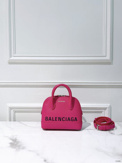 BALENCIAGA MINI VILLE, Pink/Silver