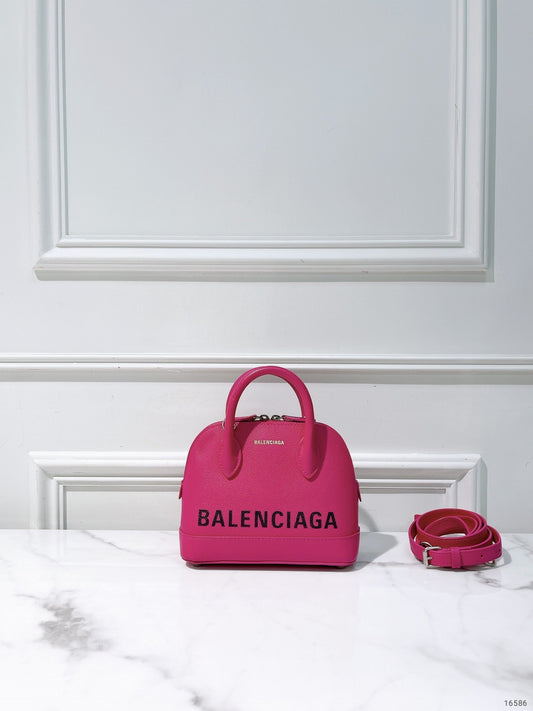 BALENCIAGA MINI VILLE, Pink/Silver