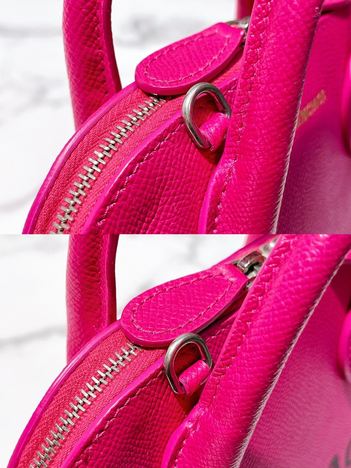 BALENCIAGA MINI VILLE, Pink/Silver