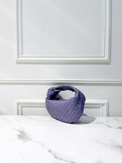 BOTTEGA VENETA MINI JODIE, Purple/Silver