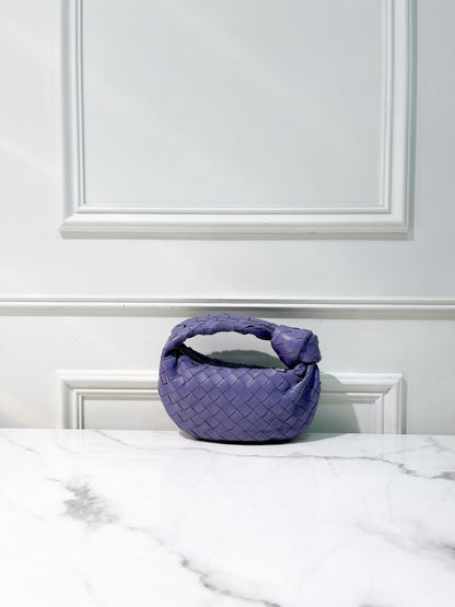 BOTTEGA VENETA MINI JODIE, Purple/Silver