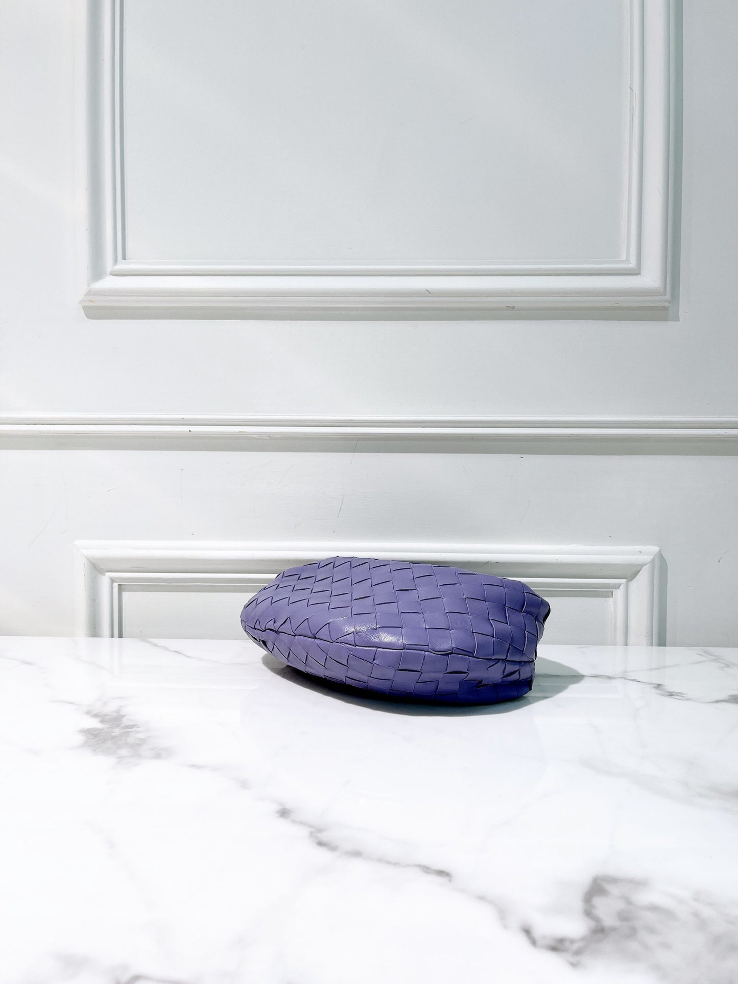 BOTTEGA VENETA MINI JODIE, Purple/Silver