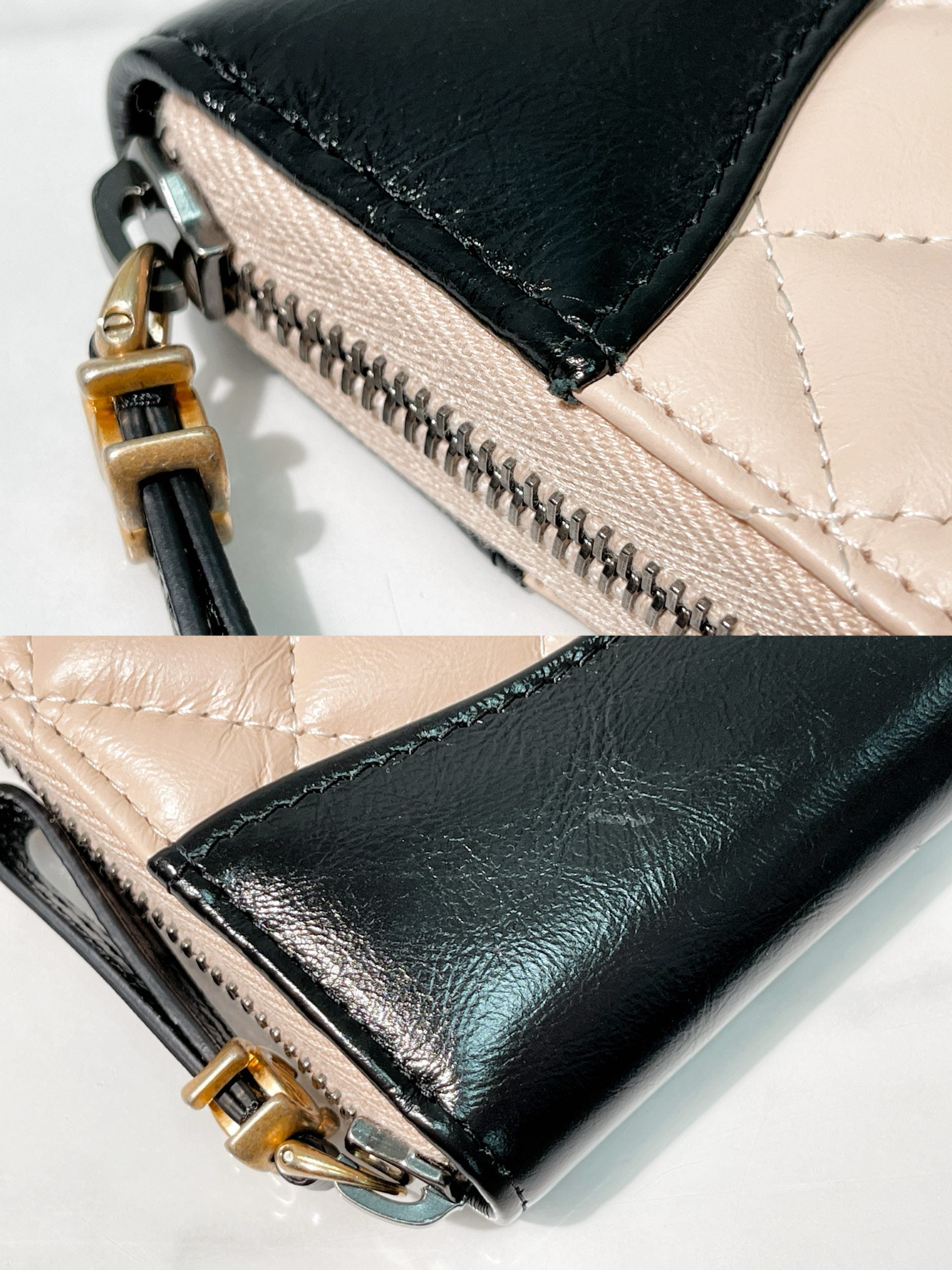 CHANEL WALLET, Beige/Black