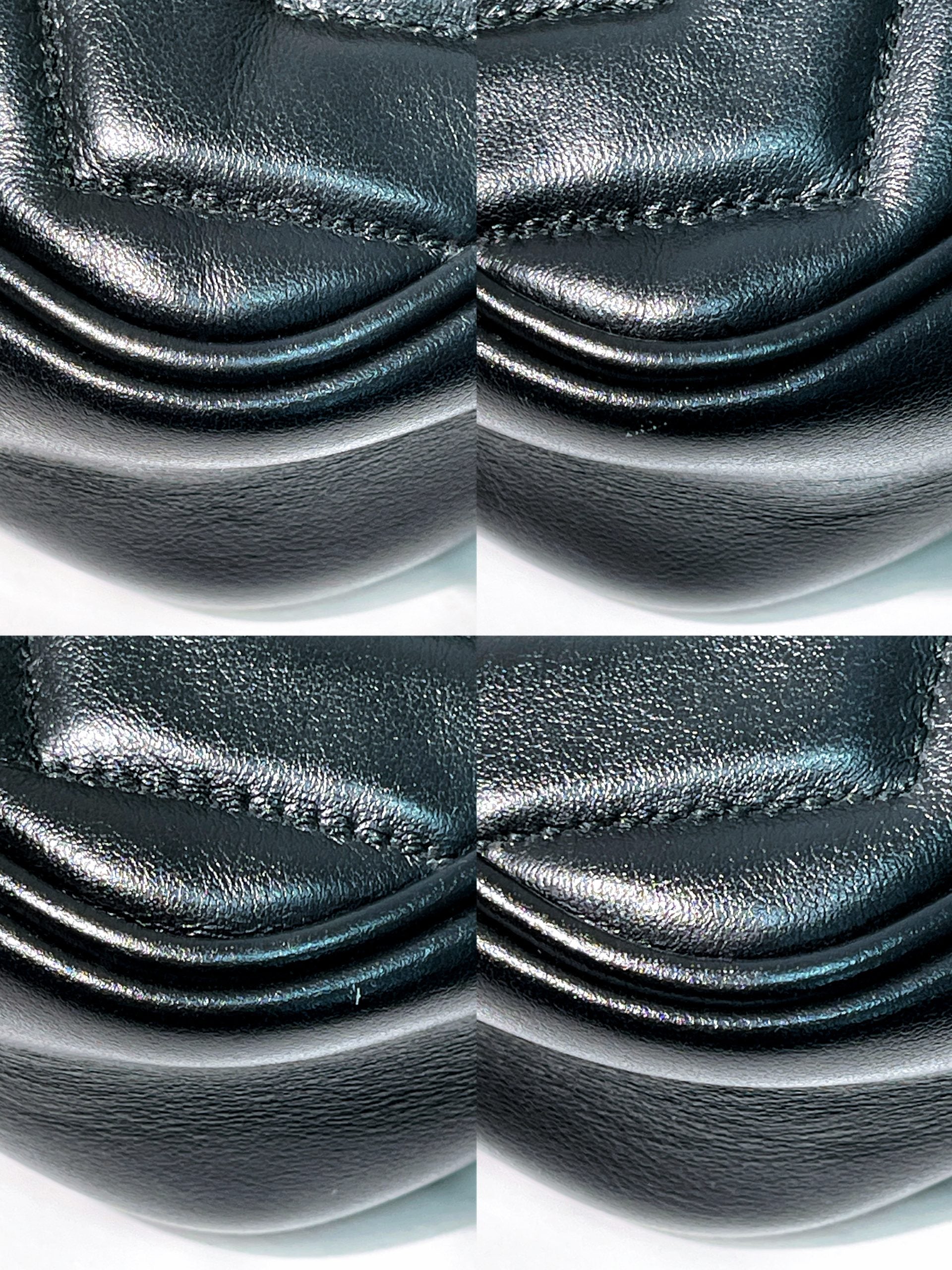 GUCCI MARMONT CAMERA BAG, Black/Gold