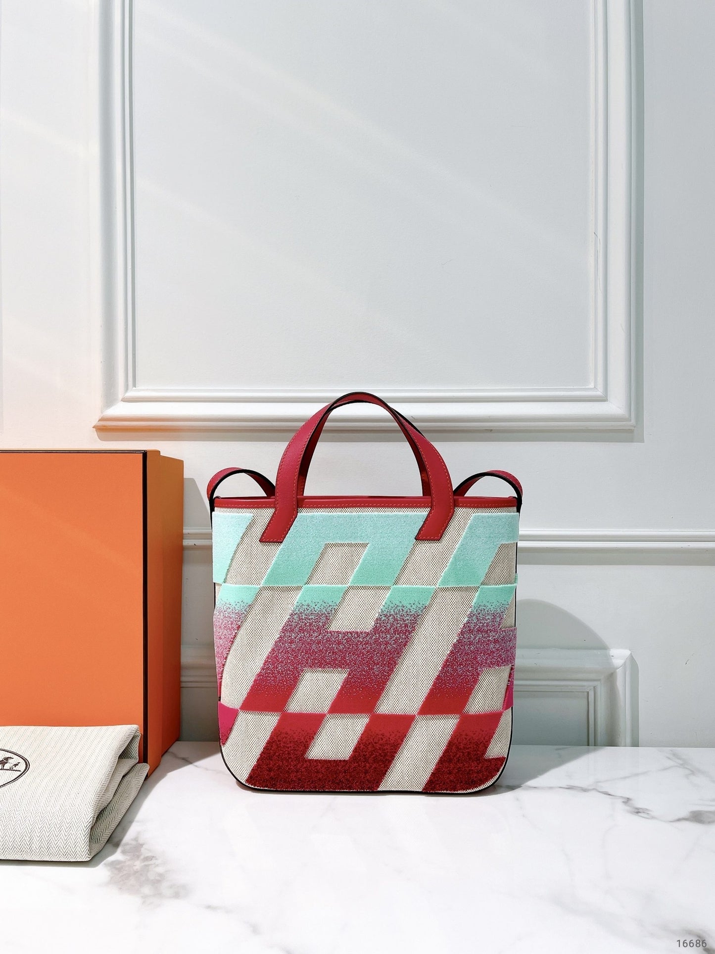 HERMES CABAS H EN BIAIS 27 BAG