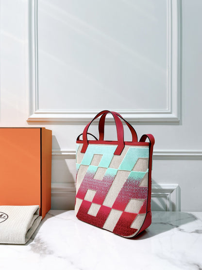 HERMES CABAS H EN BIAIS 27 BAG