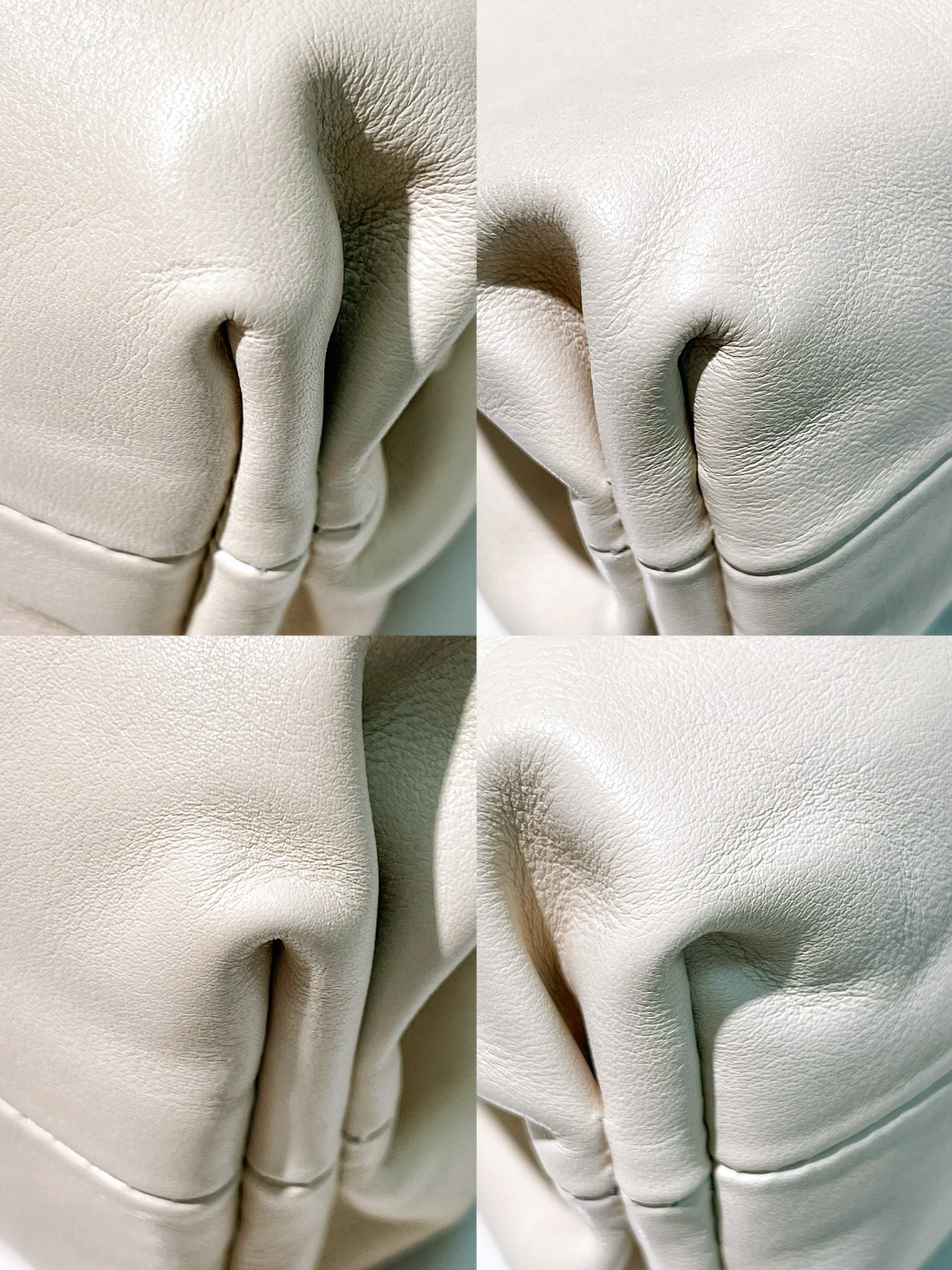 BOTTEGA VENETA MINI POUCH, White