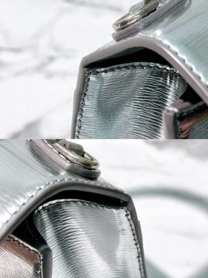 BALENCIAGA HOURGLASS XS, Silver