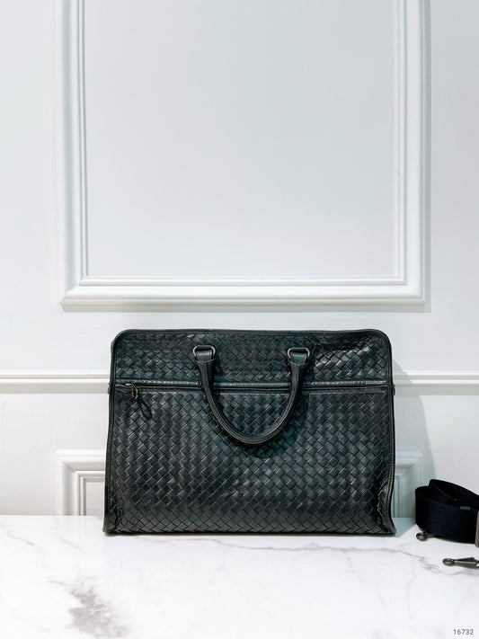 BOTTEGA VENETA HANDBAG, Black/Silver