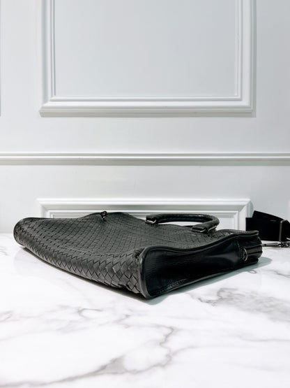 BOTTEGA VENETA HANDBAG, Black/Silver