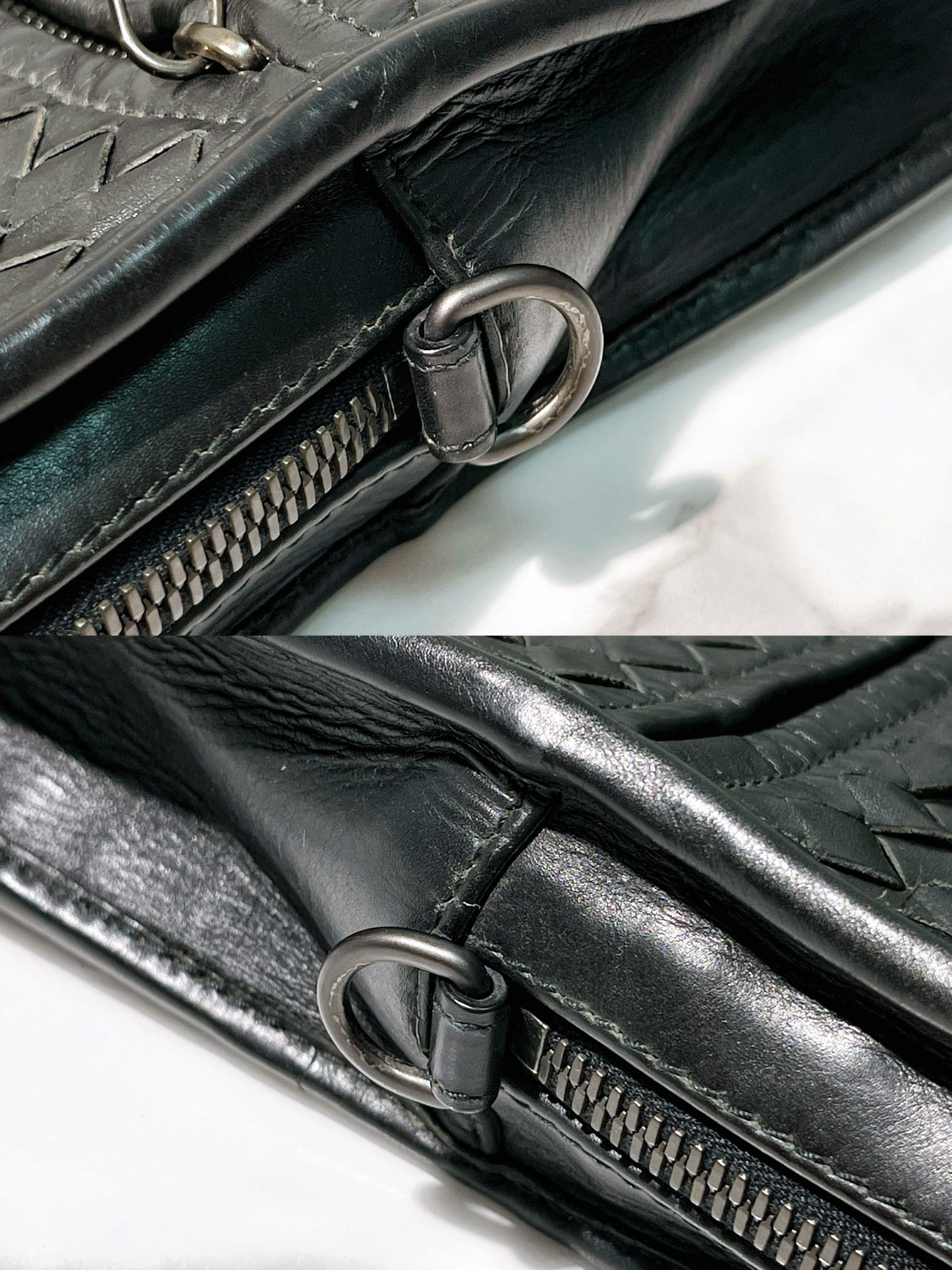 BOTTEGA VENETA HANDBAG, Black/Silver