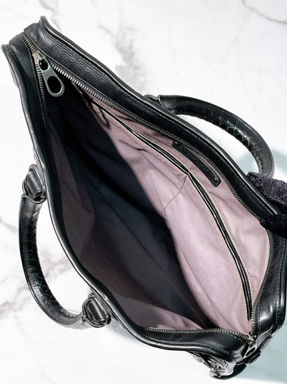 BOTTEGA VENETA HANDBAG, Black/Silver