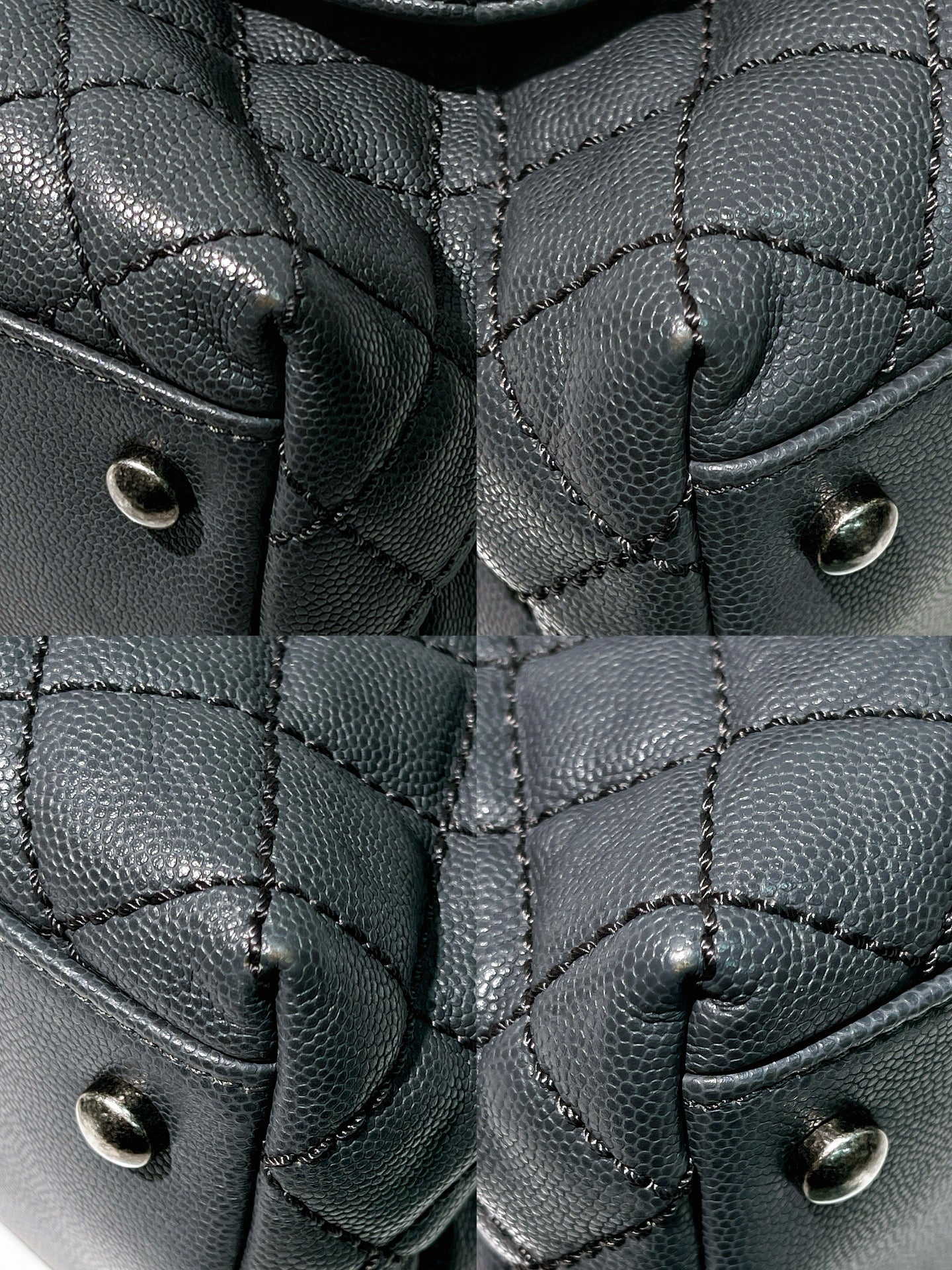 CHANEL COCO HANDLE, Gray/Silver