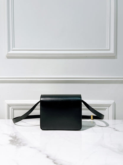 CELINE MINI BOX, Black/Gold