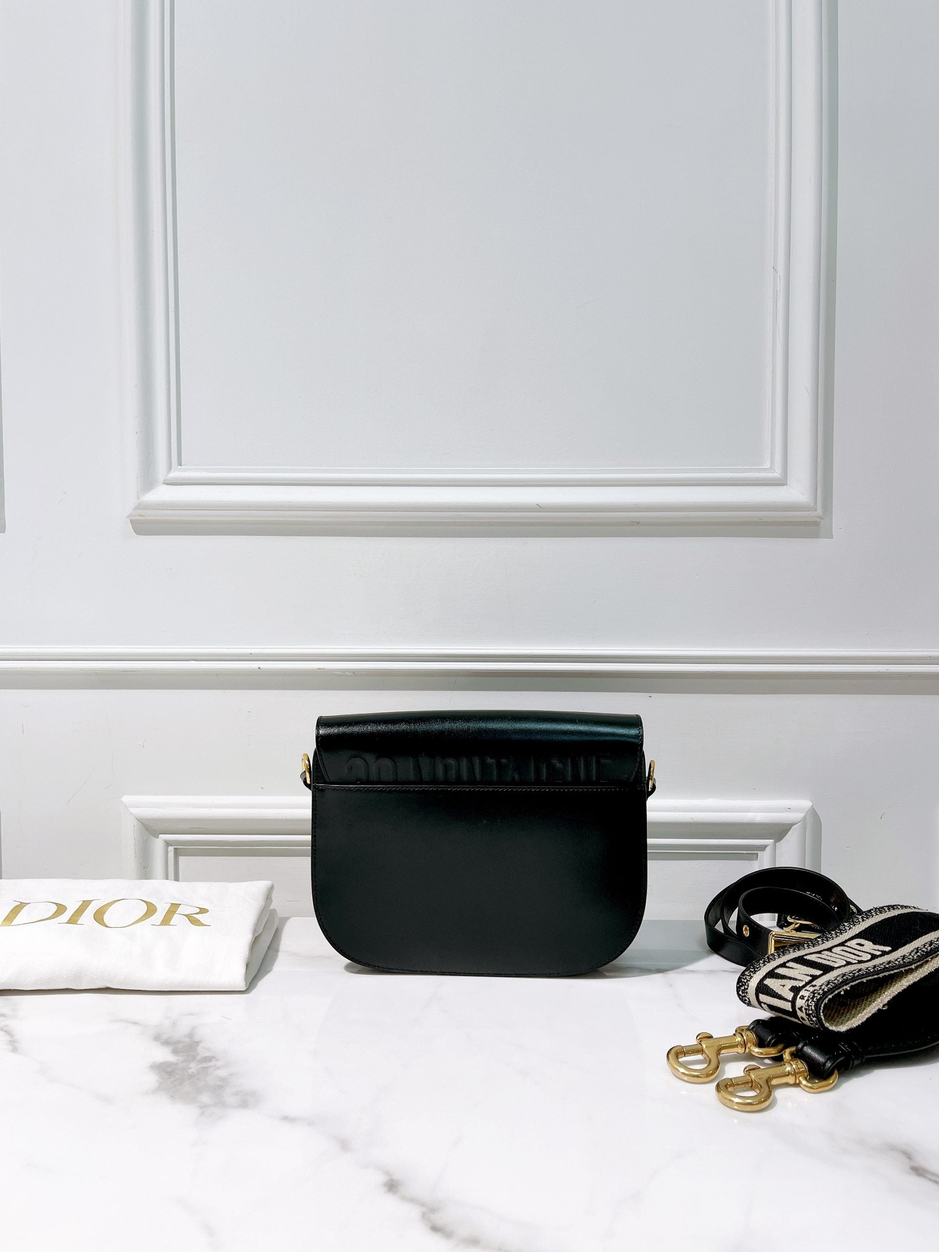 DIOR MEDIUM BOBBY, Black/Gold