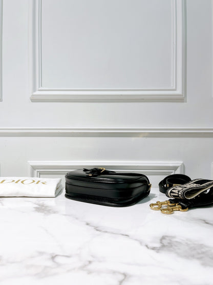 DIOR MEDIUM BOBBY, Black/Gold