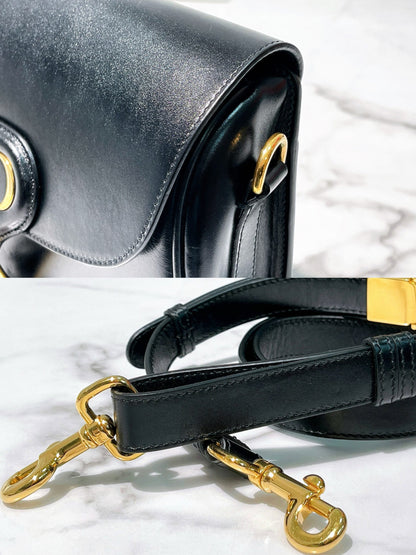 DIOR MEDIUM BOBBY, Black/Gold