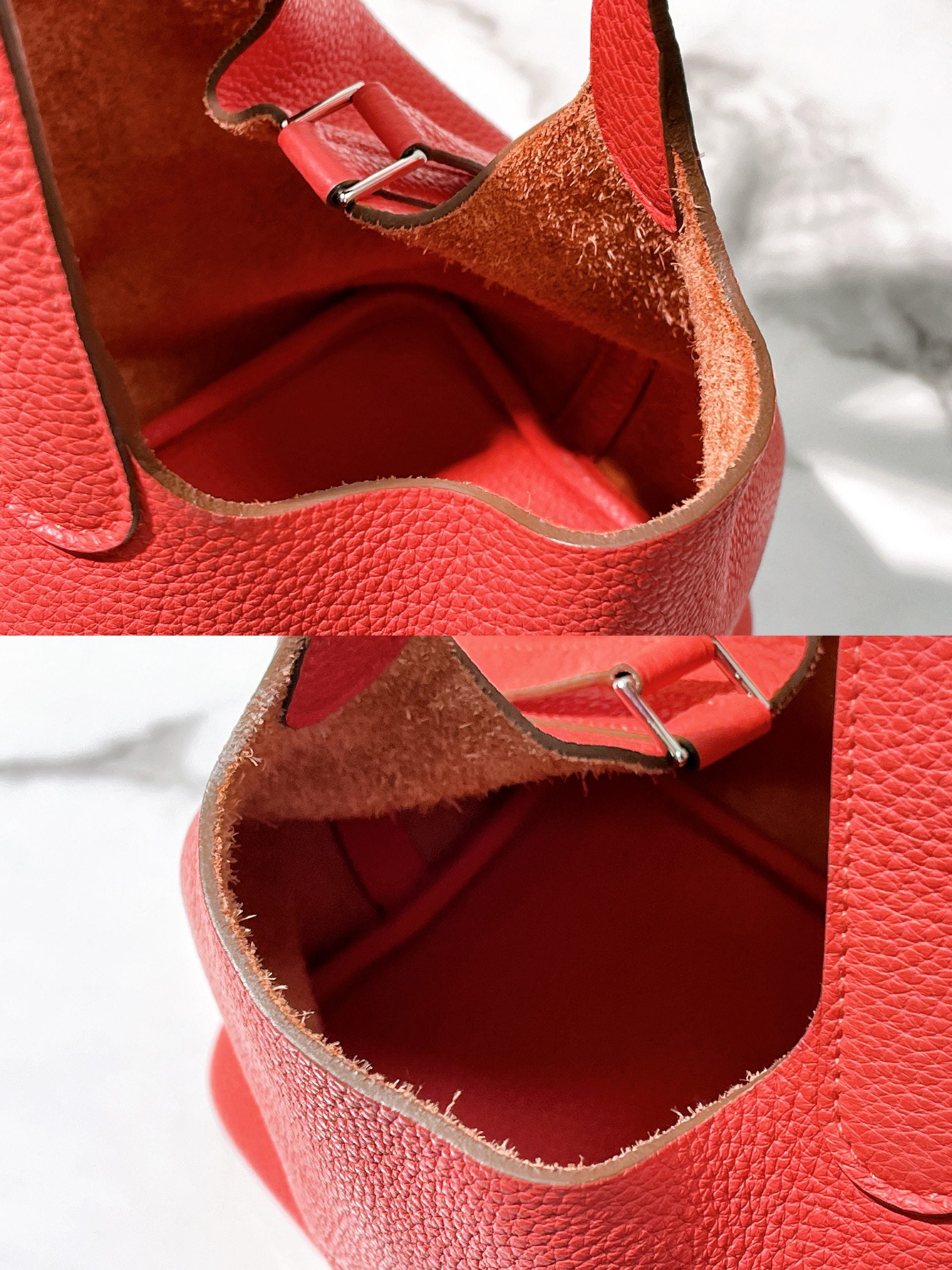 HERMES PICOTIN LOCK 18, Rose Jaipur/Silver