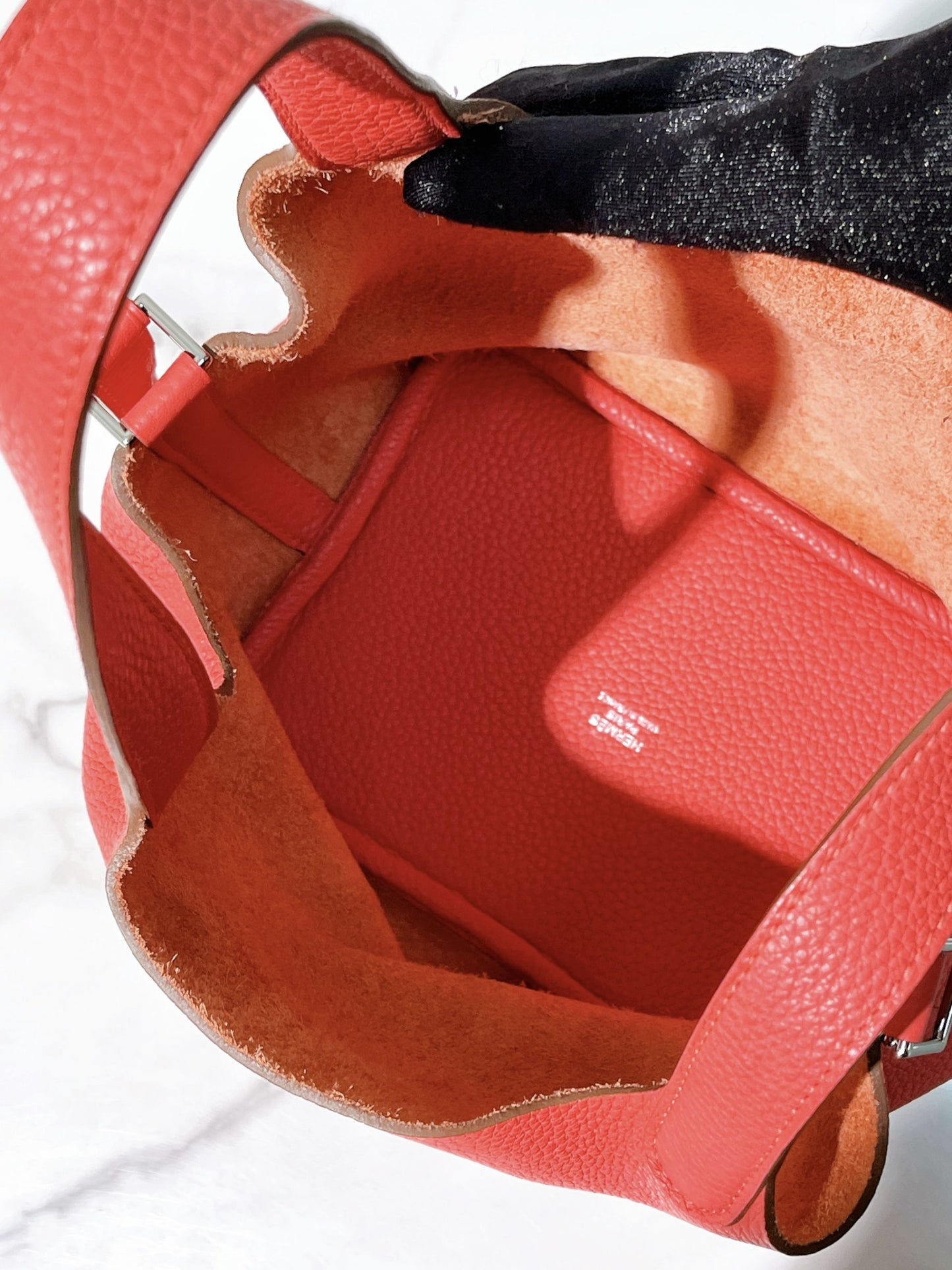 HERMES PICOTIN LOCK 18, Rose Jaipur/Silver