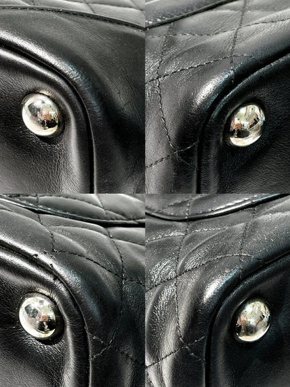 CHANEL CAMBON TOTE, Black/Silver